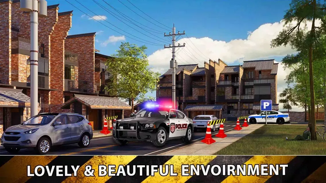 Capturas de pantalla de NYPD Police Car Parking 2k16 - Multi Level 2 Real Life Driving Test Career Simulator