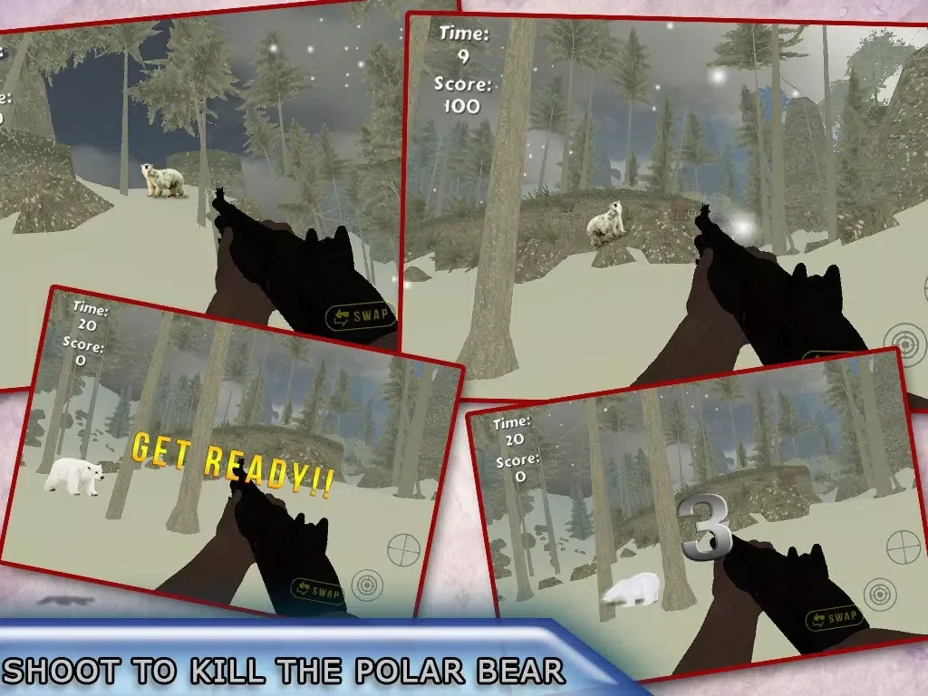 Polar Bear Attack Hunter 2016 - Shoot to Kill Artick Wild Animal - Survival mission iPad  Screenshots