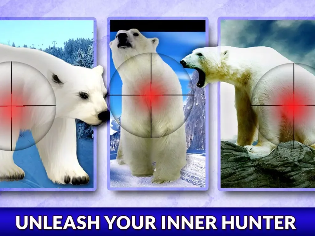 Polar Bear Attack Hunter 2016 - Shoot to Kill Artick Wild Animal - Survival mission iPad  Screenshots