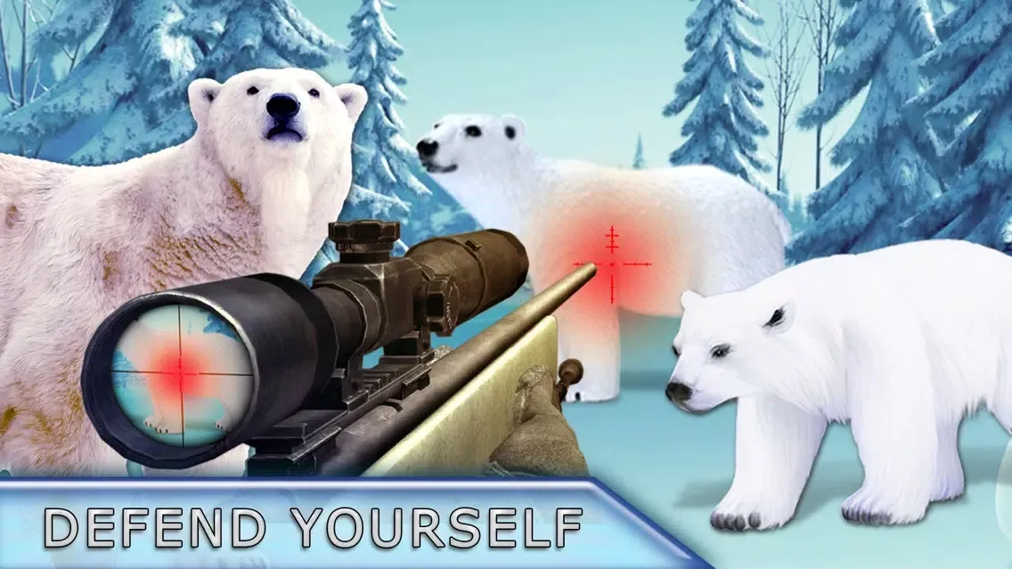 Polar Bear Attack Hunter 2016 - Shoot to Kill Artick Wild Animal - Survival mission Screenshots