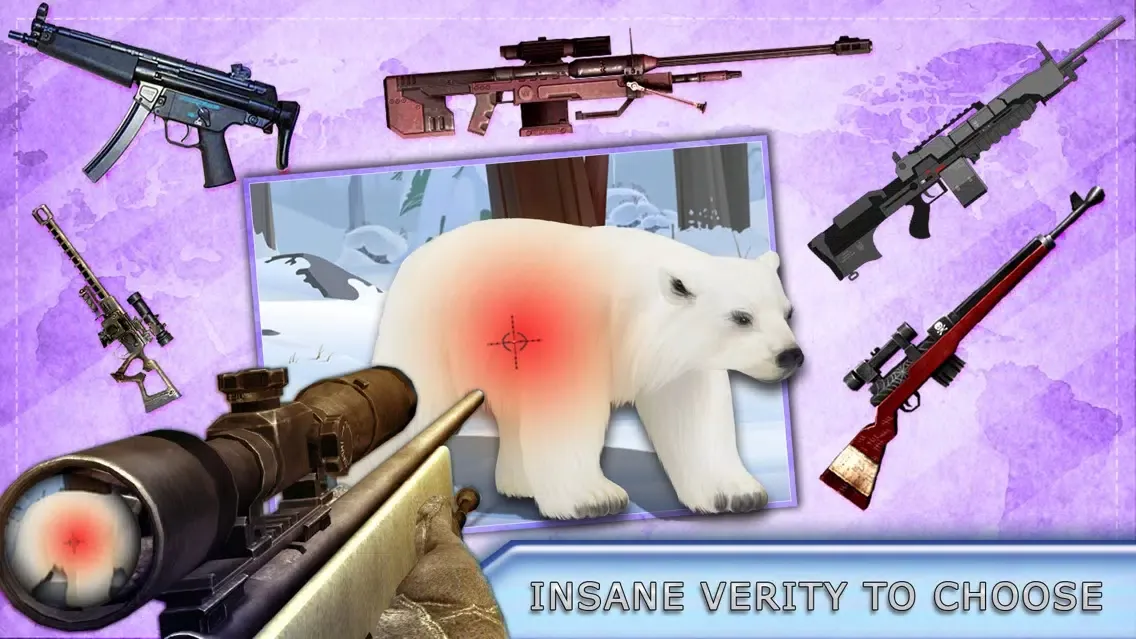 Polar Bear Attack Hunter 2016 - Shoot to Kill Artick Wild Animal - Survival mission Screenshots