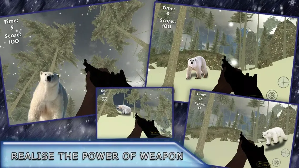 Polar Bear Attack Hunter 2016 - Shoot to Kill Artick Wild Animal - Survival mission Screenshots