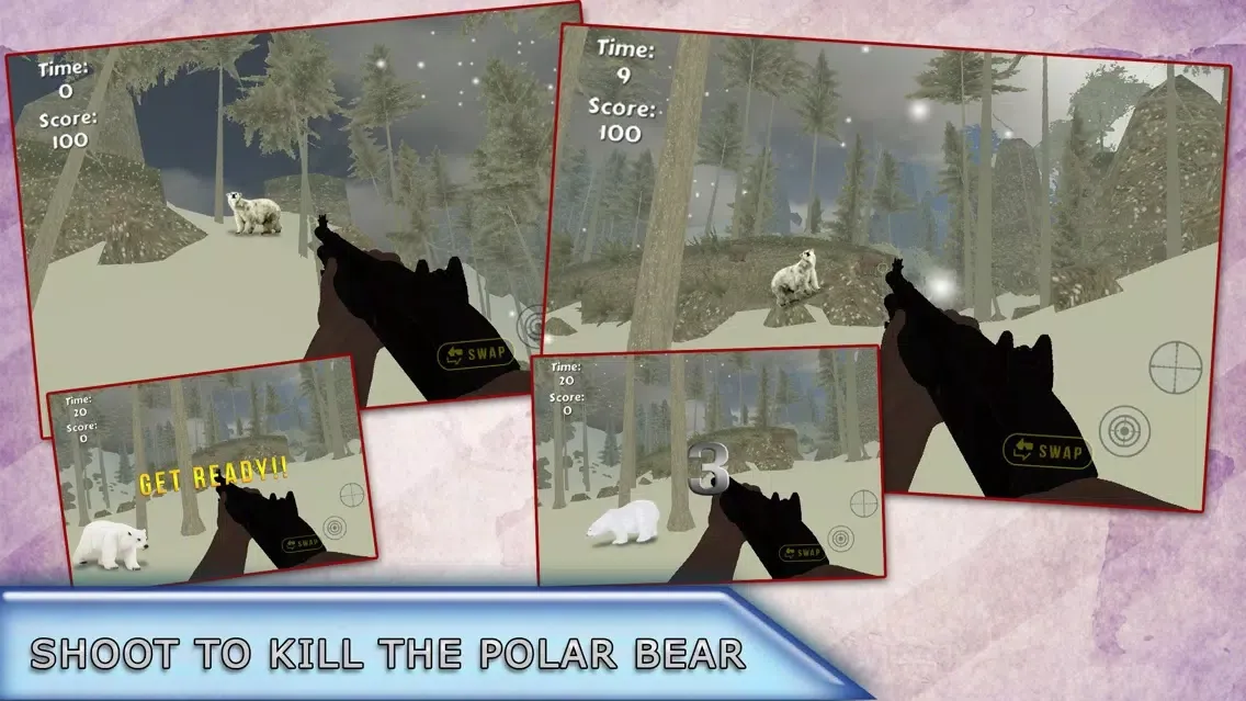 Polar Bear Attack Hunter 2016 - Shoot to Kill Artick Wild Animal - Survival mission Screenshots