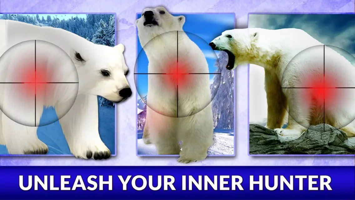Polar Bear Attack Hunter 2016 - Shoot to Kill Artick Wild Animal - Survival mission Screenshots