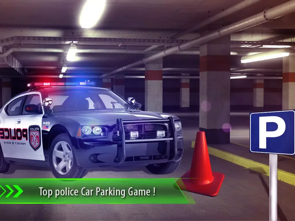 ภาพหน้าจอของ City Trafic Police Car Drive & Parking -Las Vegas Real Driving Test Career Simulator Game iPad 