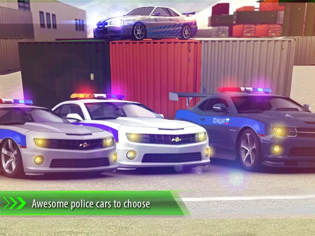 ภาพหน้าจอของ City Trafic Police Car Drive & Parking -Las Vegas Real Driving Test Career Simulator Game iPad 