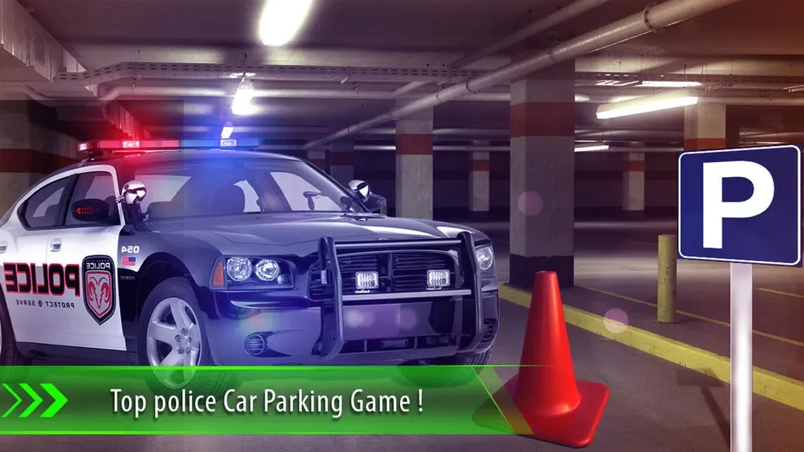 ภาพหน้าจอของ City Trafic Police Car Drive & Parking -Las Vegas Real Driving Test Career Simulator Game