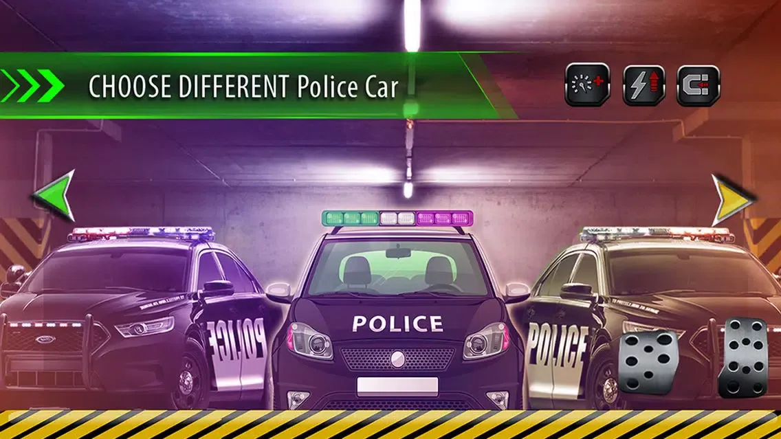 ภาพหน้าจอของ City Trafic Police Car Drive & Parking -Las Vegas Real Driving Test Career Simulator Game