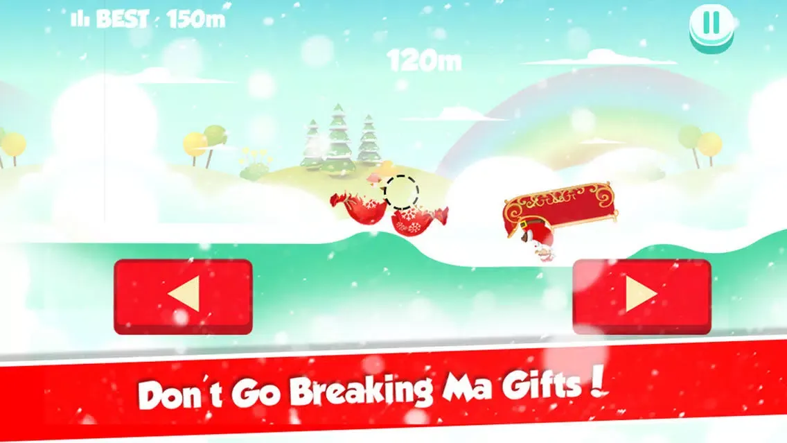 Santa Sleigh Christmas Rush - Winter Racing Madness for Presents应用截图