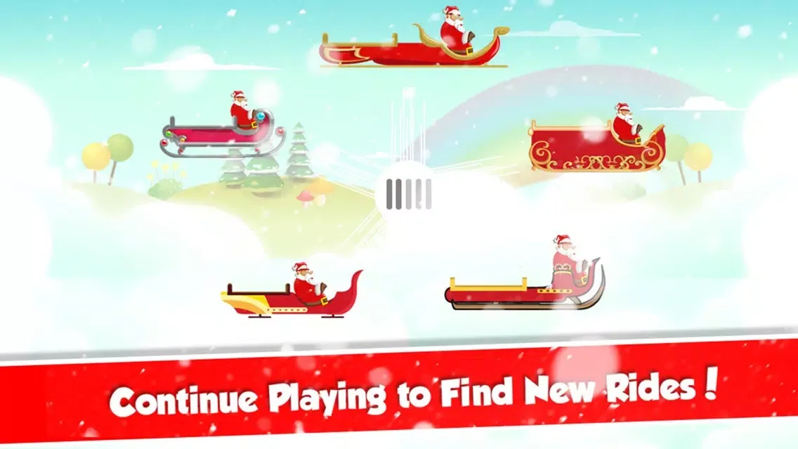 Santa Sleigh Christmas Rush - Winter Racing Madness for Presents应用截图