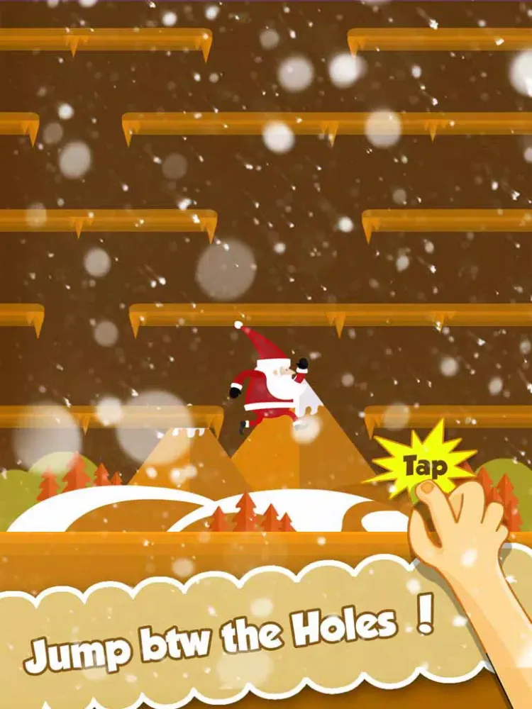 Santa Claus brings Christmas Presents - Run and Jump Loop iPad  Ekran Görüntüleri