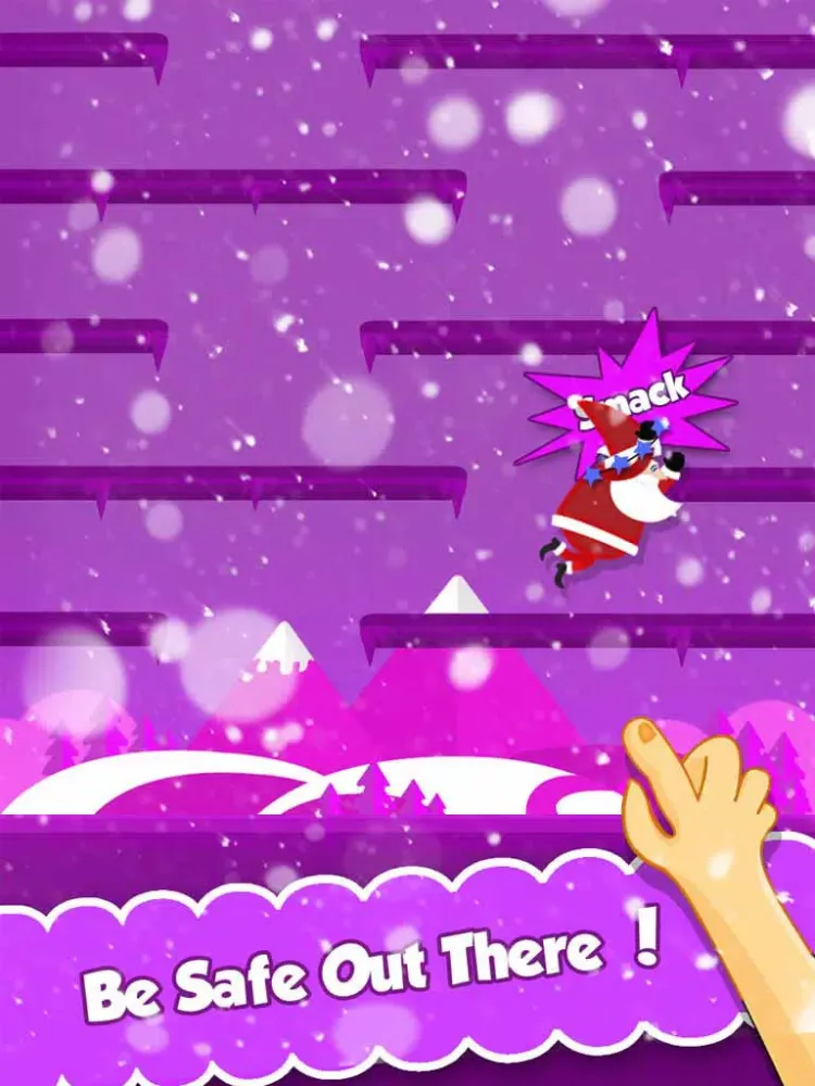 Santa Claus brings Christmas Presents - Run and Jump Loop iPad  Ekran Görüntüleri