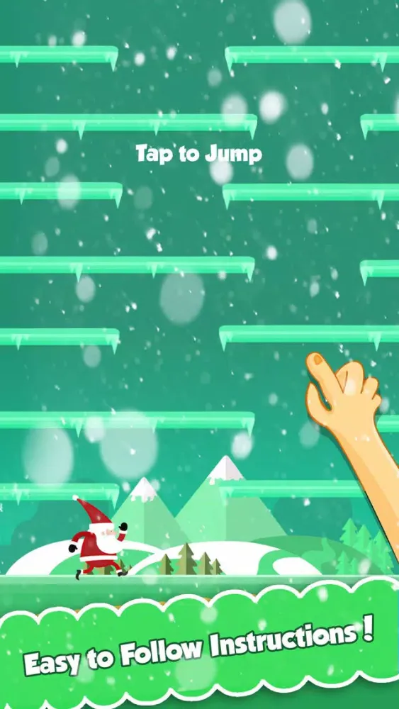 Santa Claus brings Christmas Presents - Run and Jump Loop Ekran Görüntüleri