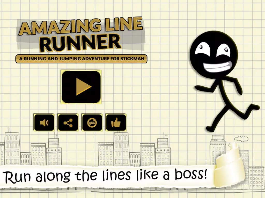 Скриншоты Amazing Line Runner – A Running and Jumping Adventure for Stickman iPad 