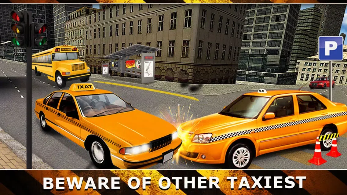 Yellow Cab Driver 2016 Real Las Vegas City Traffic Screenshots