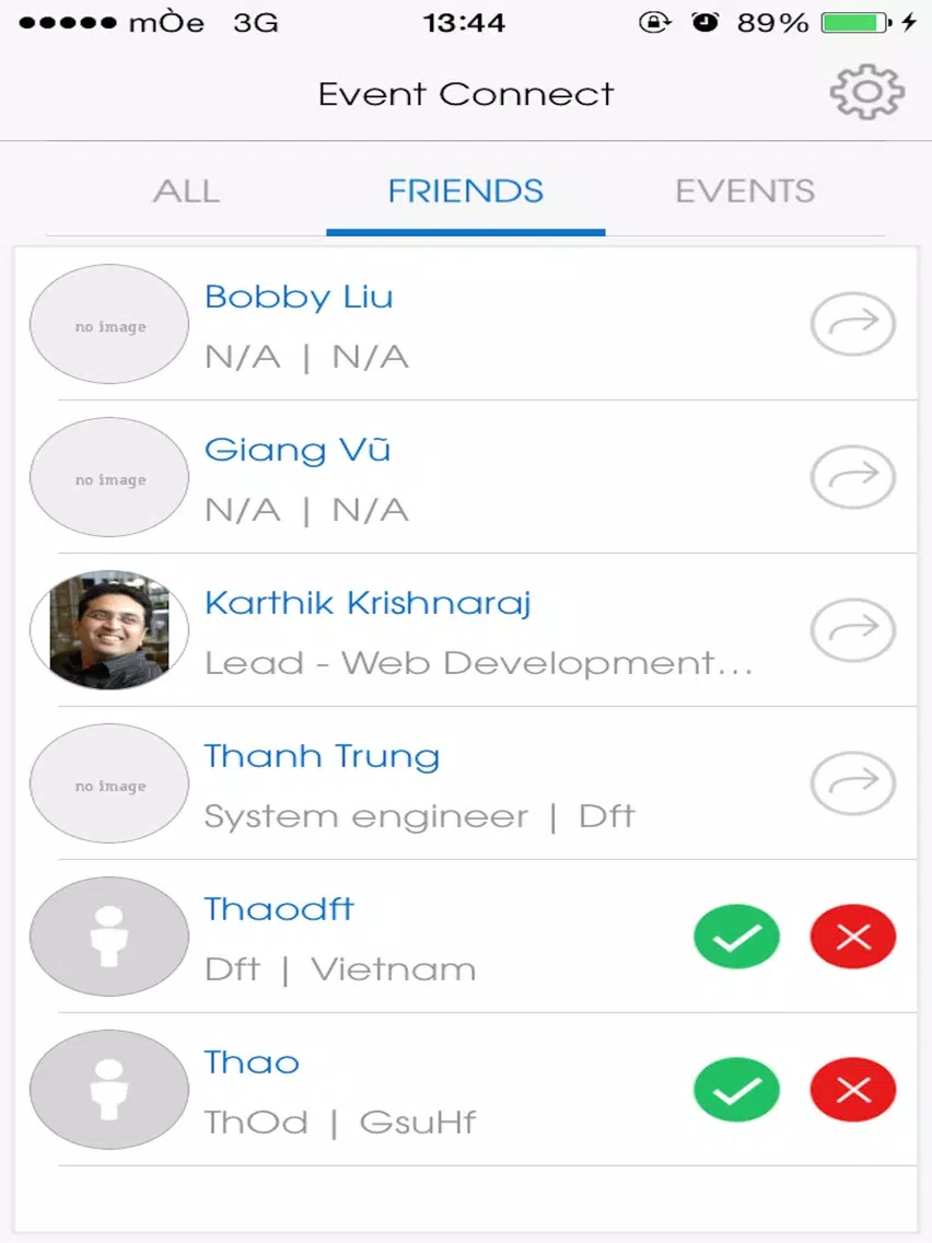 Event Connect Network iPad  স্ক্রিনশট