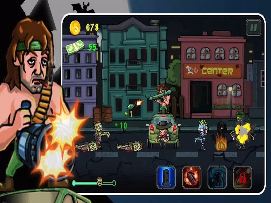 Rambo VS Zombie iPad  Screenshots