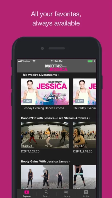 Dance Fitness with Jessica 스크린샷
