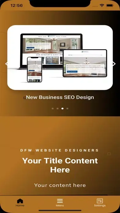 Capturas de pantalla de DFW Website Designers Demo App