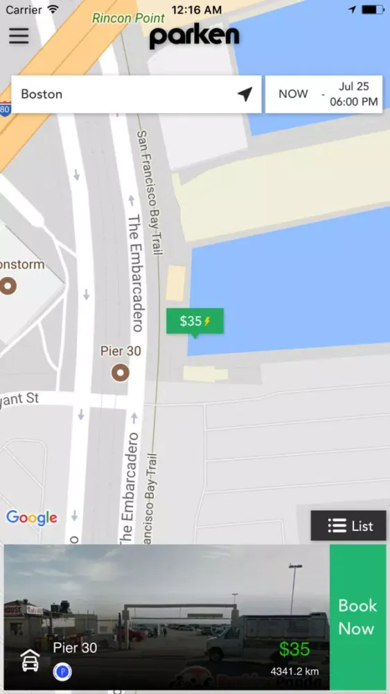 Parken+ Best Spots Near You سکرین شاٹس