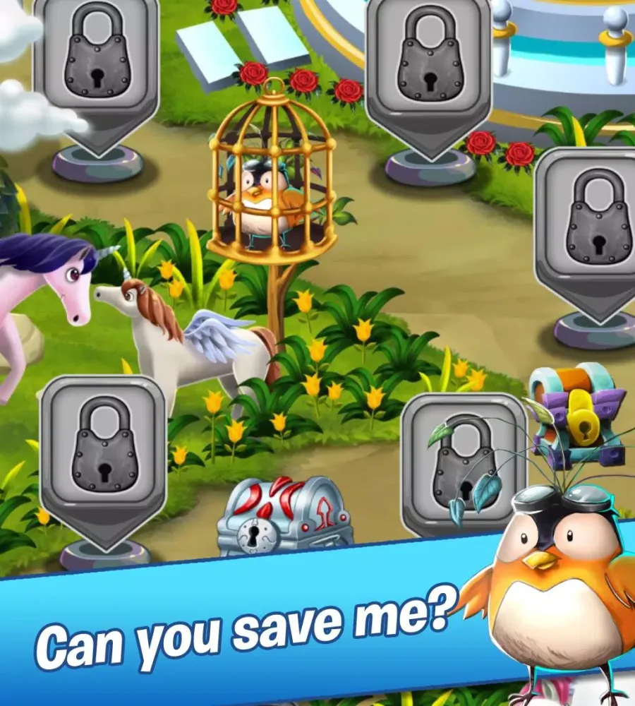 Hidden Mahjong Unicorn Garden スクリーンショット