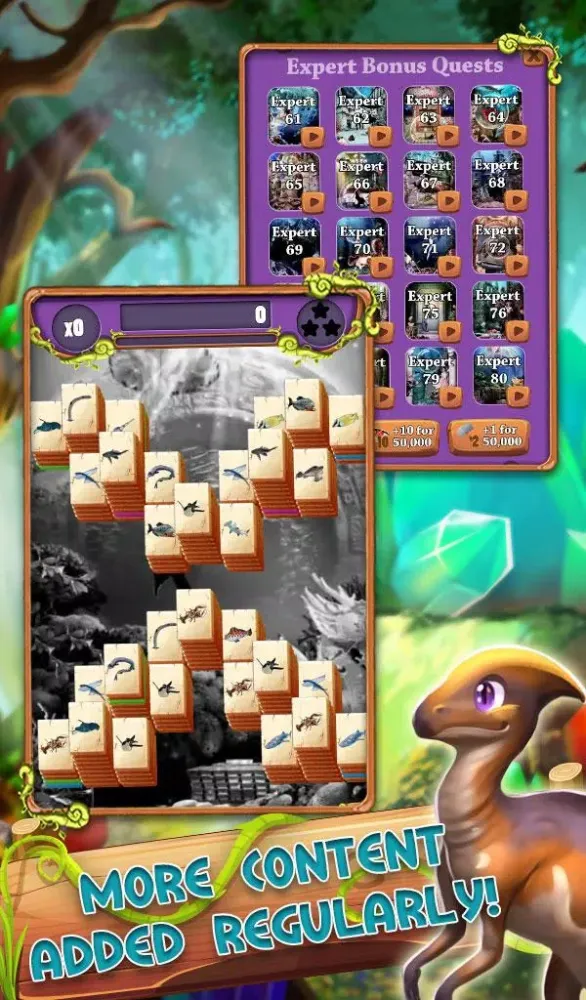 ภาพหน้าจอของ Mahjong Gold - Treasure Trail