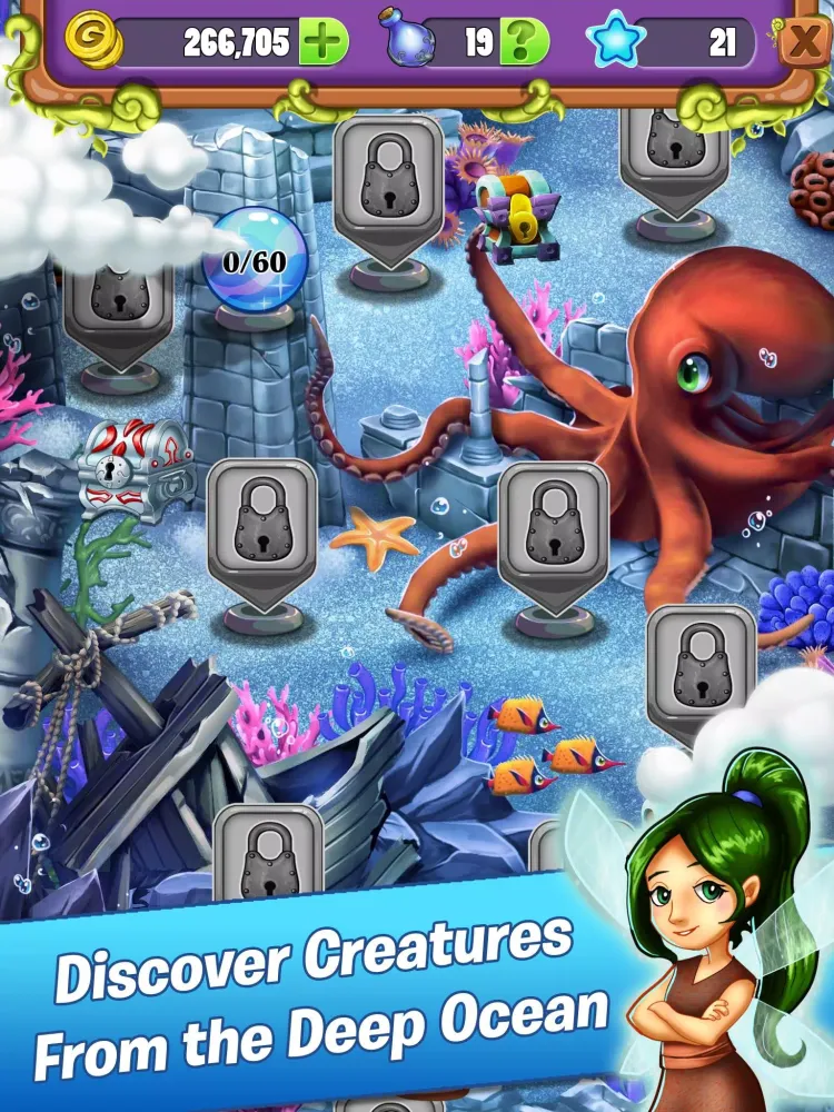 Mahjong: Mermaids of the Deep Screenshots