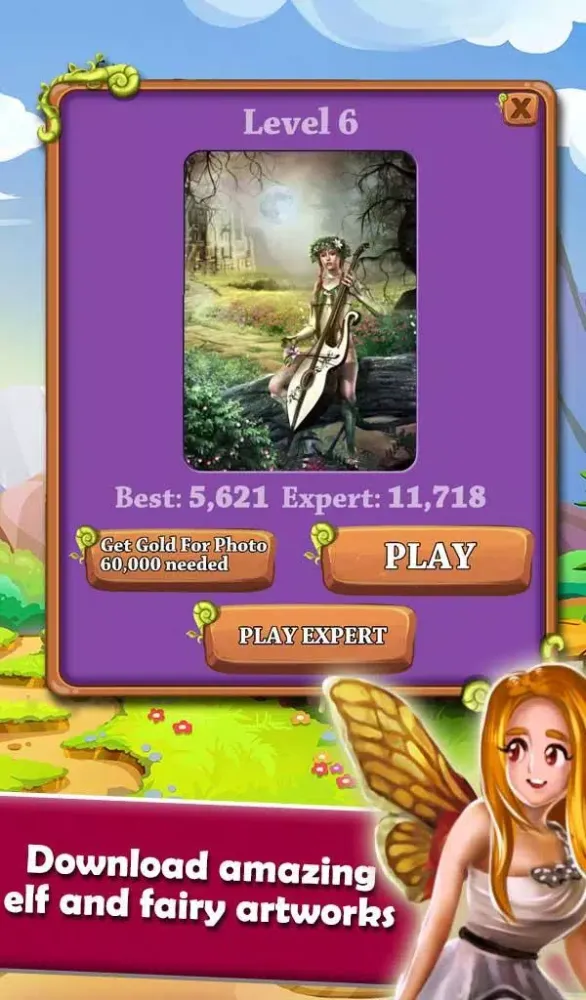 Mahjong Magic: Wood Elves سکرین شاٹس