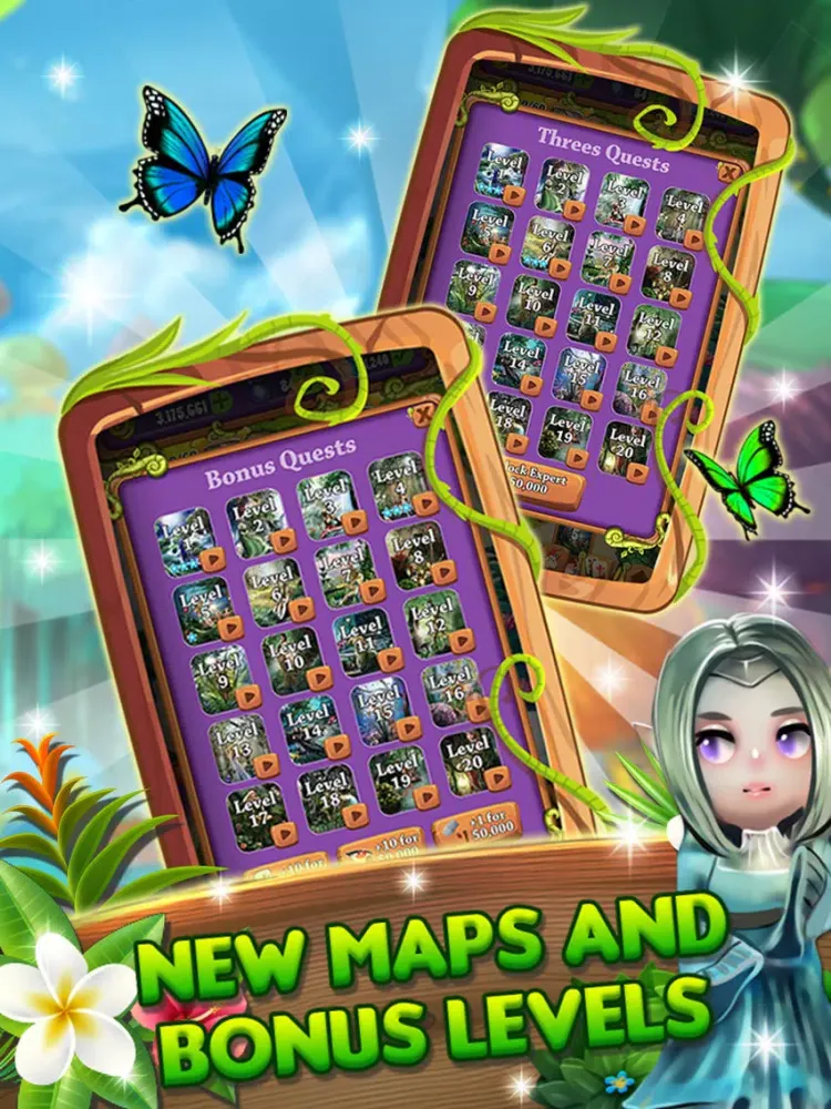 Ảnh chụp màn hình của Mahjong Quest: Elven Journey iPad 