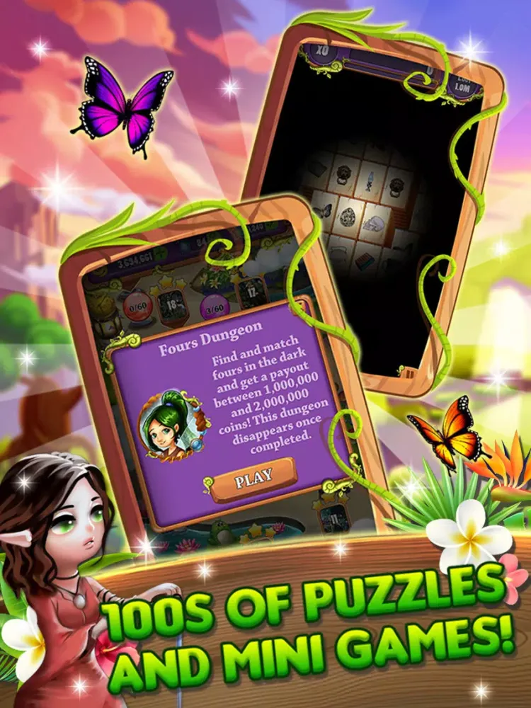 Ảnh chụp màn hình của Mahjong Quest: Elven Journey iPad 