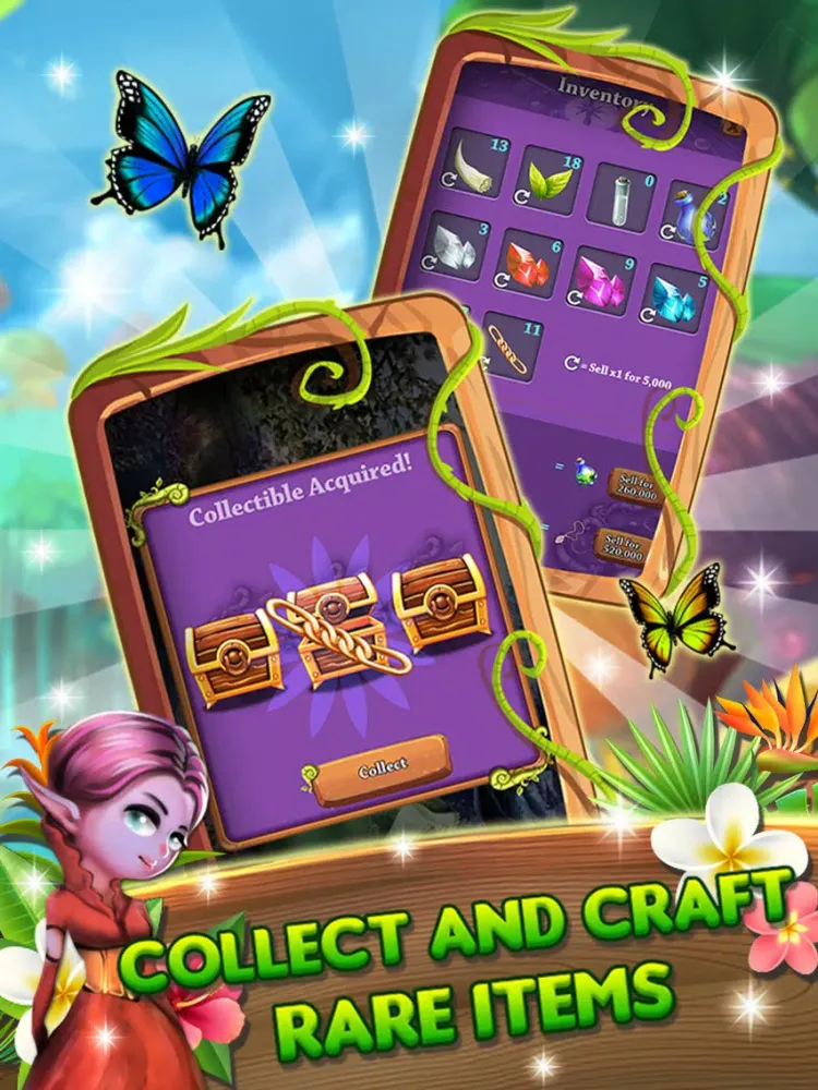 Ảnh chụp màn hình của Mahjong Quest: Elven Journey iPad 