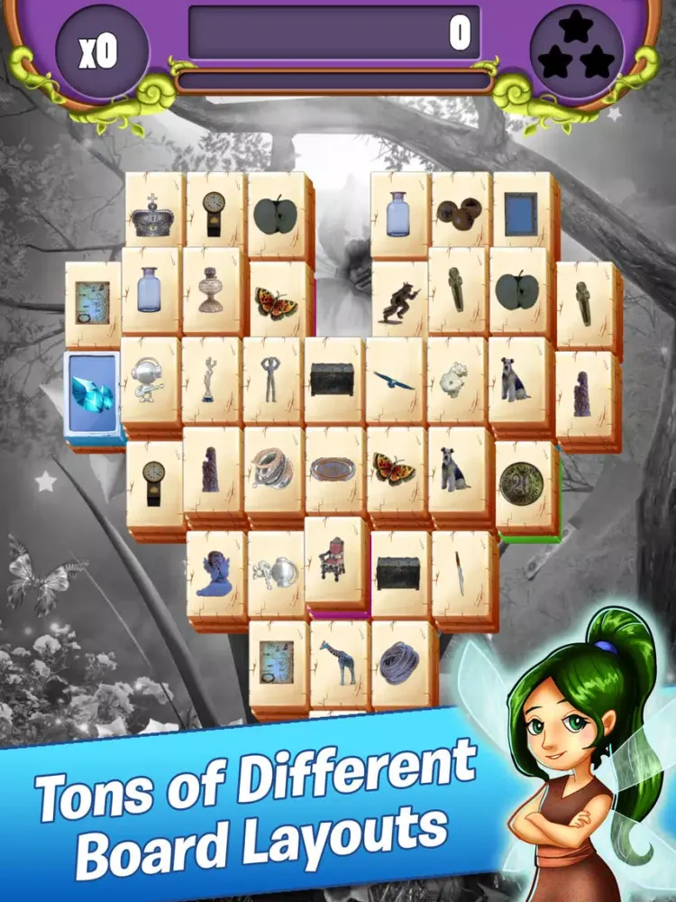 Ảnh chụp màn hình của Mahjong Quest: Elven Journey iPad 