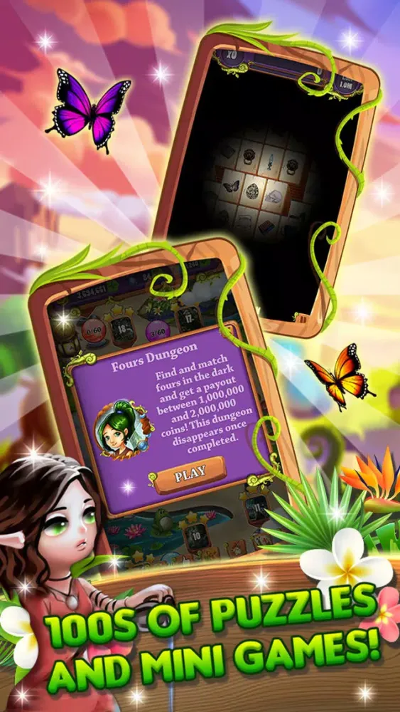 Ảnh chụp màn hình của Mahjong Quest: Elven Journey