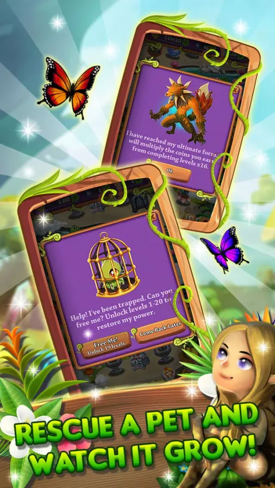 Ảnh chụp màn hình của Mahjong Quest: Elven Journey