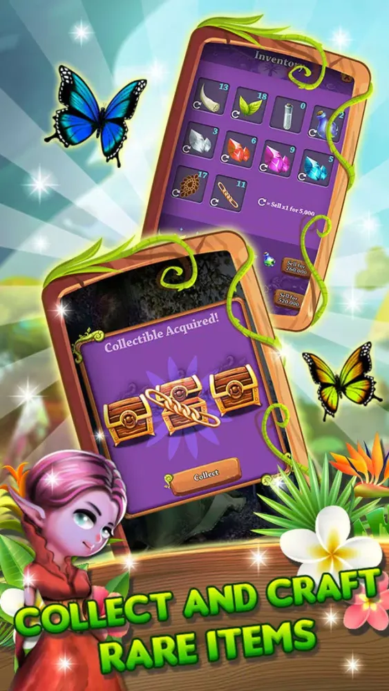 Ảnh chụp màn hình của Mahjong Quest: Elven Journey