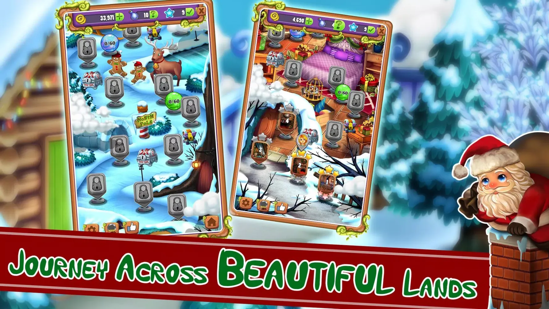 ภาพหน้าจอของ Christmas Mahjong