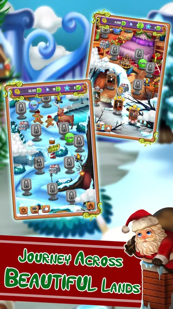 ภาพหน้าจอของ Christmas Mahjong