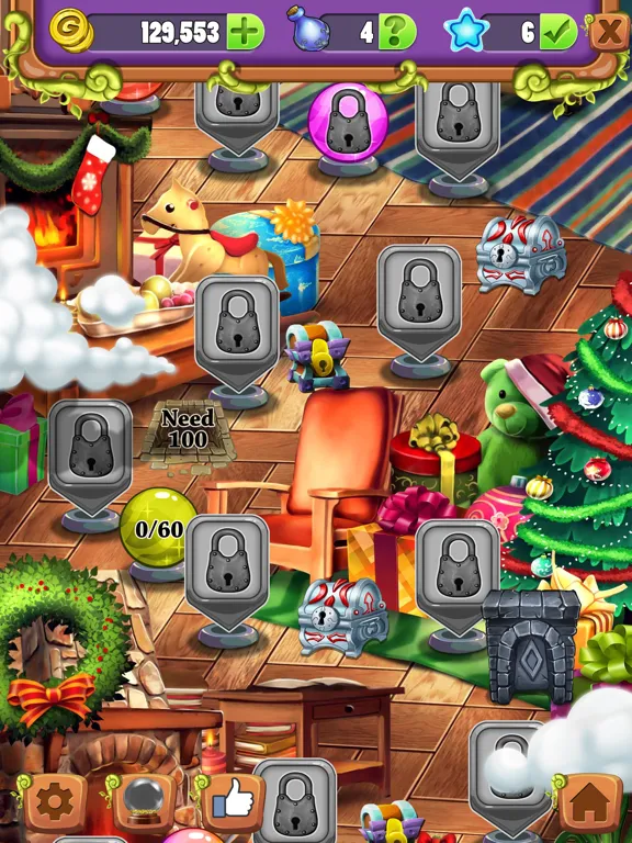 Christmas Solitaire Mahjong iPad  Screenshots