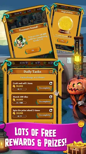 Screenshot di Secret Mansion: Match 3 Quest