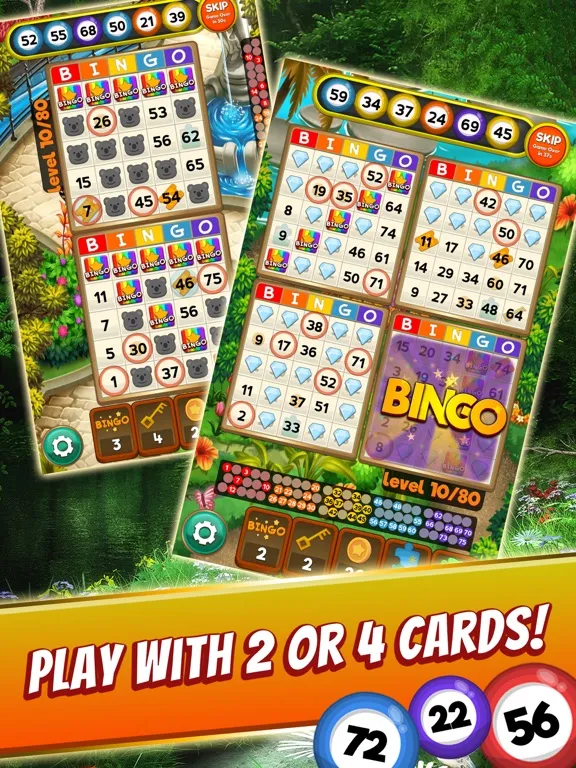 Ảnh chụp màn hình của Bingo game Quest Summer Garden iPad 