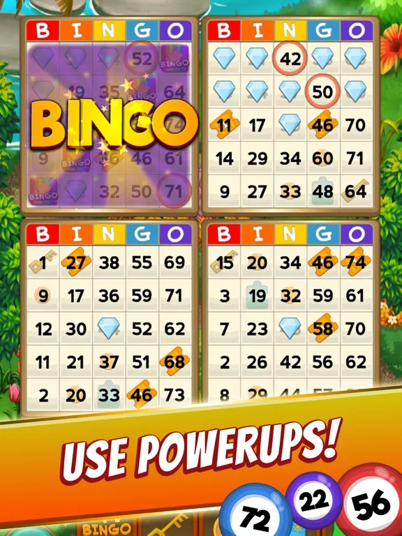 Ảnh chụp màn hình của Bingo game Quest Summer Garden iPad 