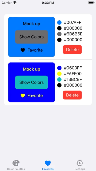 AppColors 스크린샷