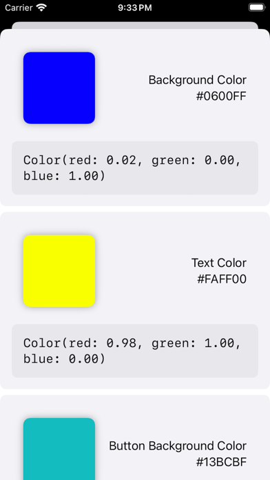 AppColors स्क्रीनशॉट