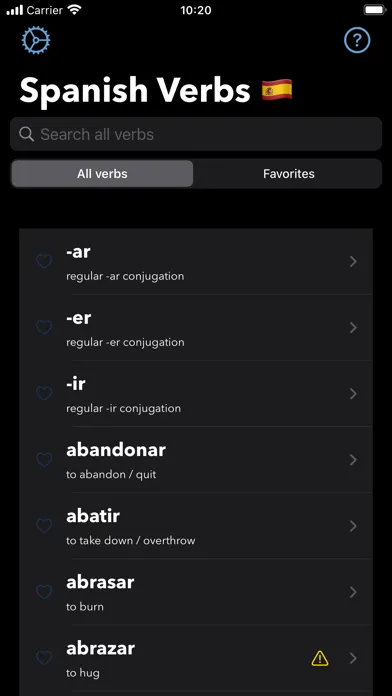 Spanish Verbs স্ক্রিনশট
