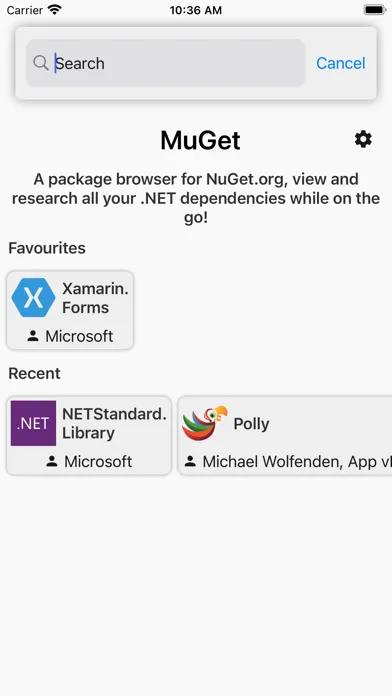MuGet: Mobile NuGet Browser應用截圖