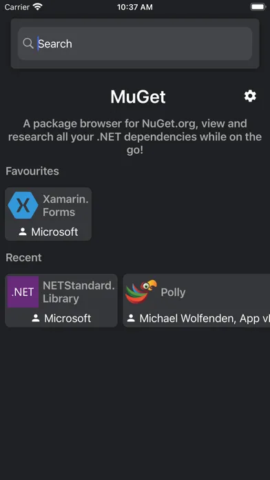 MuGet: Mobile NuGet Browser應用截圖