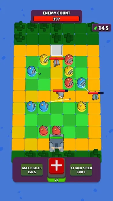 Captures d'écran de Build Defense! - Tap to Merge