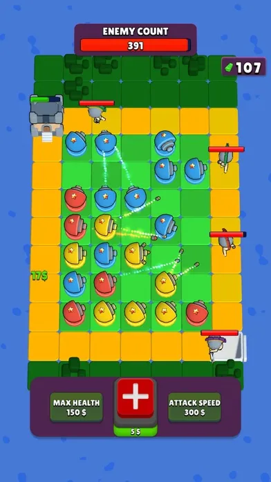 Captures d'écran de Build Defense! - Tap to Merge