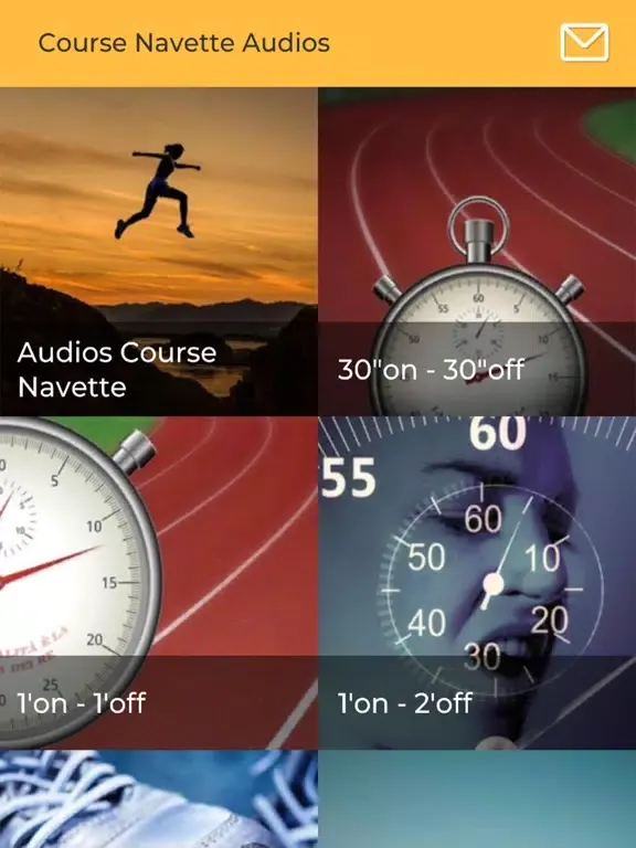 Tangkapan layar Course Navette Audios iPad 