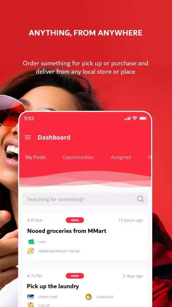 Captures d'écran de xNow - Deliver food & more